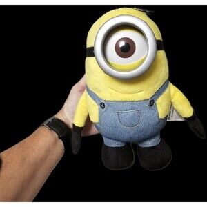 Despicable Me Stuart the Minion One Eyed Stuffed Plush Toy 9.5" inches Tall